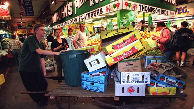 Central Market action ... in 1999.
