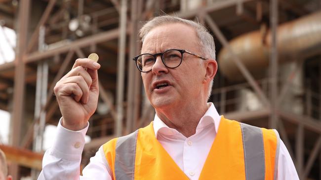 Labor leader Anthony Albanese says he would welcome any Fair Work Commission decision to ‘not cut real wages and keep up with the cost of living’. Picture: Sam Ruttyn