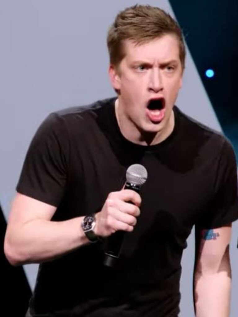 The UK Comedian got rave reviews for his take on how men need to do more. Picture: YouTube/DanielSloss