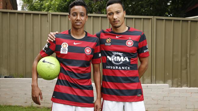 Keanu and Kearyn Baccus will line up together for the Western Sydney Wanderers in the National Youth League.