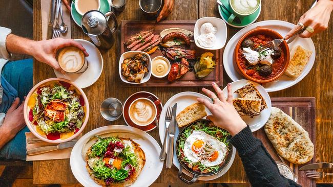 Breakfast at Medina Cafe in Vancouver.