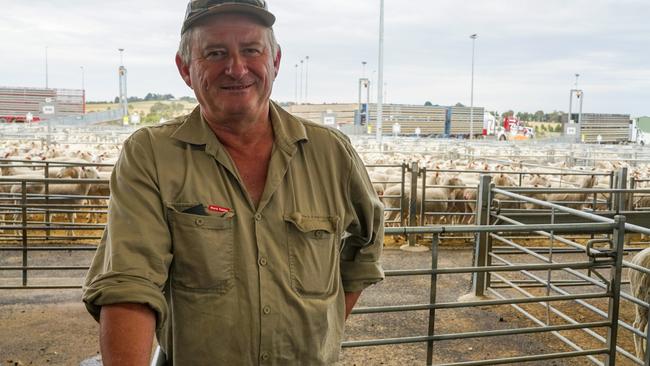 Forest Springs breeder Marty Dean, from Landsborough West, sold 176 ewes, May 2023 drop, for $274 a head. Picture: Rachel Simmonds