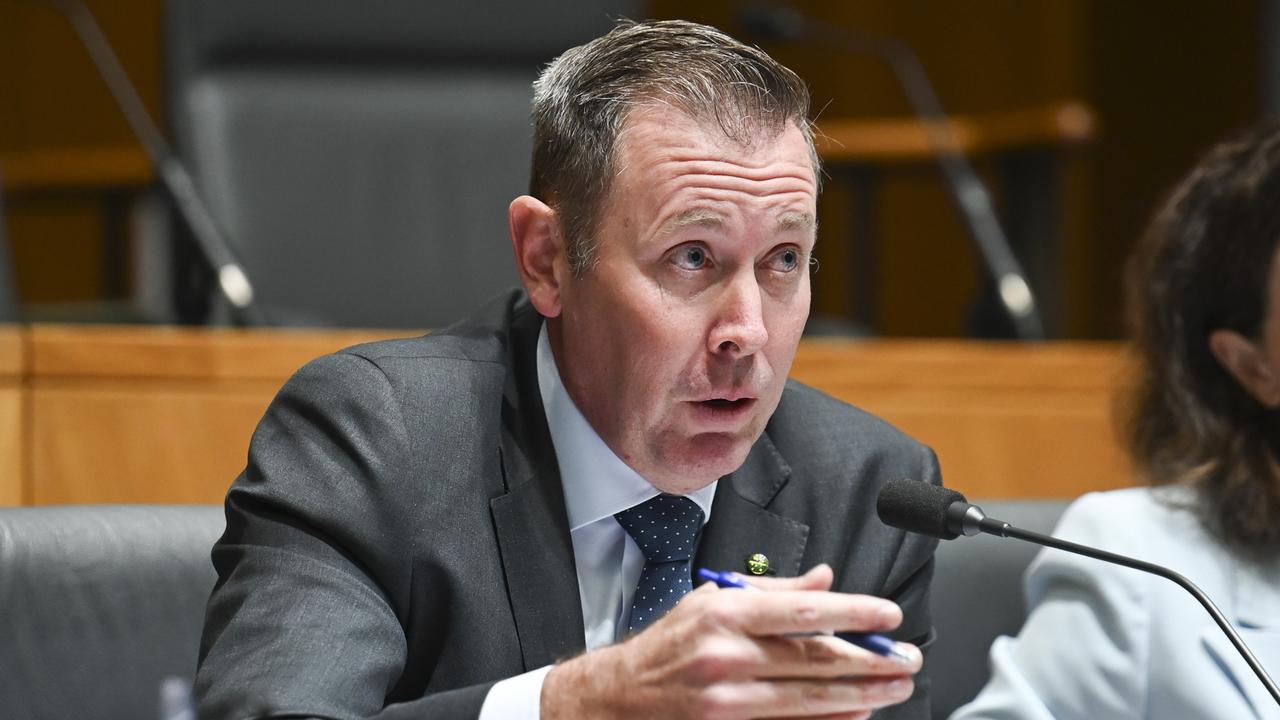 CANBERRA, Australia – NewsWire Photos – August 29, 2024: Garth Hamilton Mp during the House Standing Committee on Economics at Parliament House in Canberra. Picture: NewsWire / Martin Ollman