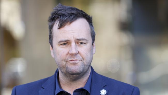 NSW Rail, Tram and Bus Union Secretary Toby Warnes. Picture: NewsWire / Damian Shaw