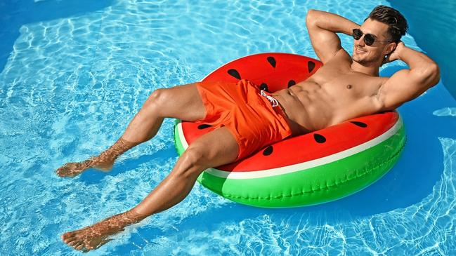 Flaunt your pec-tacular new body, or at least feel confident enough to relax poolside. Picture: Shutterstock