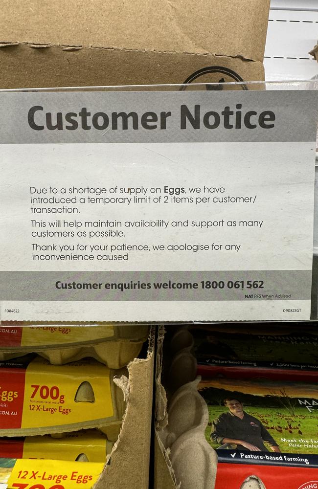 Coles Supermarkets in Australia imposed limits on egg purchases due to supply chain issues caused by an outbreak of bird flu, but industry figures and academics warn it may encourage panic buying. Supplied