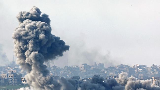 Murmurs a ceasefire between Israel and Islamist militants in Gaza is imminent has sparked cautious hope among global governments. Picture: Jack Guez / AFP