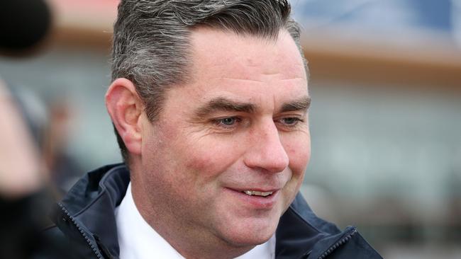 Trainer Clinton McDonald has found the right race for She’s Notorious at Cranbourne on Friday night. Picture: AAP