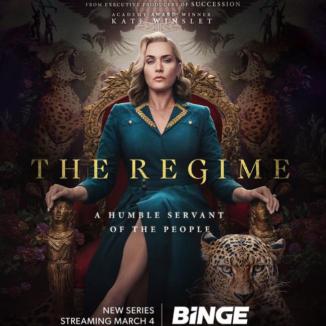 Kate Winslet stars in The Regime. Picture: Binge