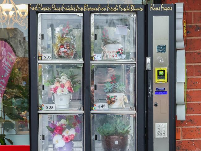 Little Flower Box in Templestowe is doing vending machines for flowers Picture: Brendan Beckett