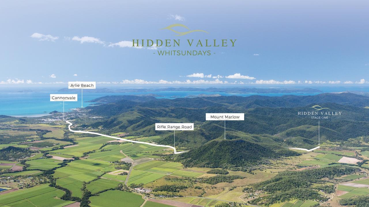 Stage 1 of Hidden Valley Estate is due to be finished within weeks. Photo: Ray White Whitsunday