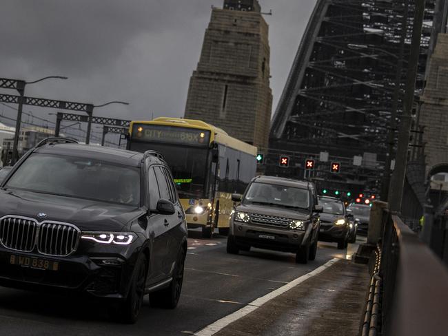 Peak toll prices for the Harbour Bridge and Tunnel will rise by 27 cents. Picture: NCA NewsWire / Dylan Coker