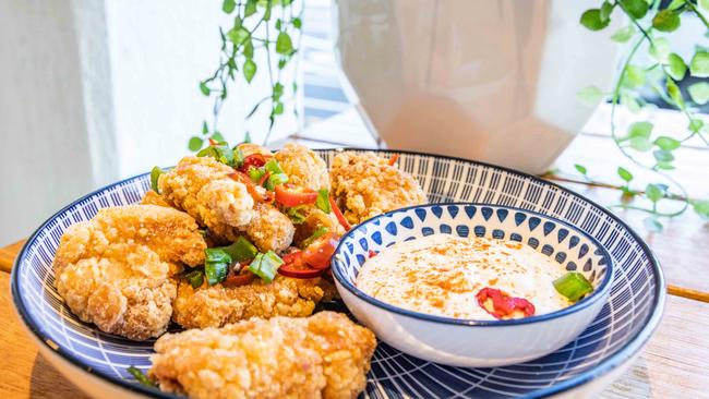 The crunchy coating on the chicken karaage was a rare high point.
