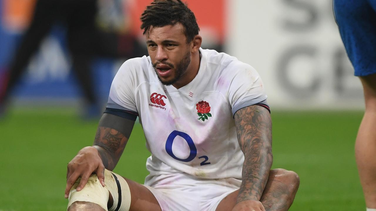 Courtney Lawes of England is out with injury again.