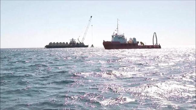 Tweed artificial reef installation