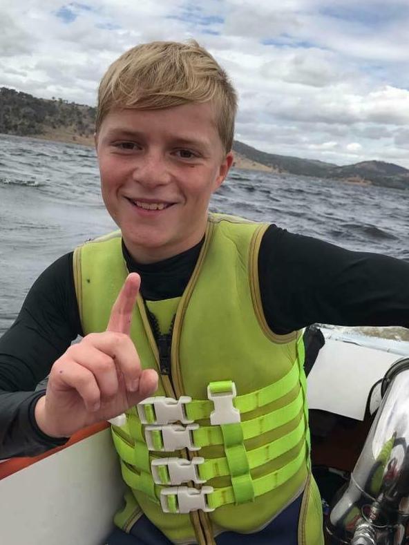 Blake Tickell was on his way to the top in waterskiing. Picture: Facebook