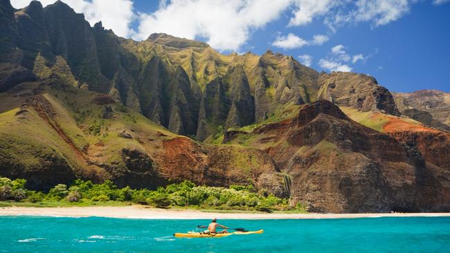 Kauai’s Napali Coast, Hawaii . Picture: Alamy