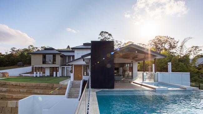 The pool on a garage at Bunya. Picture: Dominika Lis