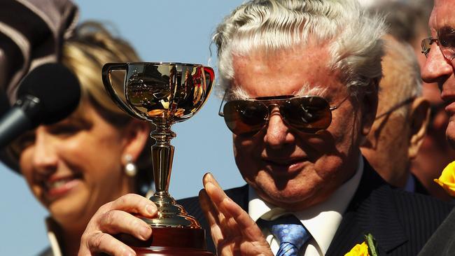 Bart Cummings after winning the 2008 Melbourne Cup.