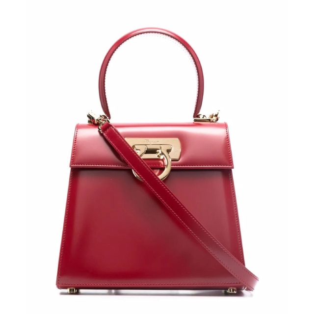 <p><b>SHOP NOW: </b>Ferragamo small Gancini-clasp top handle bag, $3,950 from <a href="https://www.farfetch.com/au/shopping/women/ferragamo-small-gancini-clasp-top-handle-bag-item-17755360.aspx?storeid=10050" target="_blank" rel="nofollow noopener"><b>Farfetch</b></a></p>