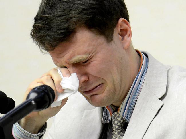 US citizen Otto Warmbier was released from North Korean detention after 17 months in a vegetative state. Picture: AFP