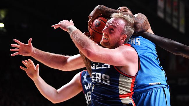 Forestville’s Brendan Teys in action for the 36ers. Daniel Kalisz/Getty Images