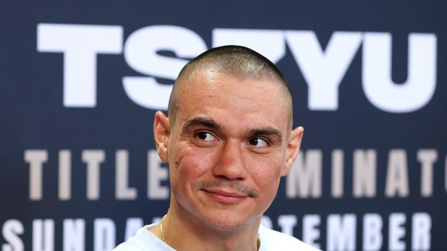 Tim Tszyu returns to the ring for another world-title shot on Sunday in Orlando.