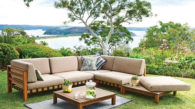 Outdoor setting by Patio by Jamie Durie at Big W will allow you to spend time outside in comfort.