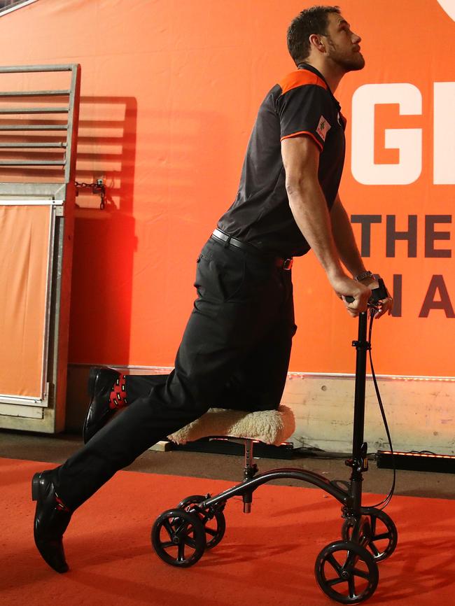 Shane Mumford missed most of the Giants’ finals campaign with injury.