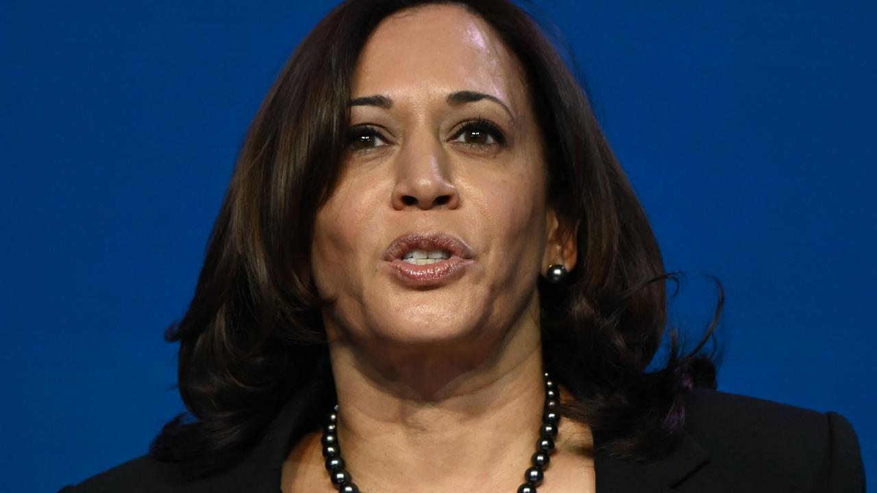 As America’s first female vice president and woman of colour in the White House, there are concerns vice president-elect Kamala Harris could become a target of extremists. Picture: Jim Watson/AFP