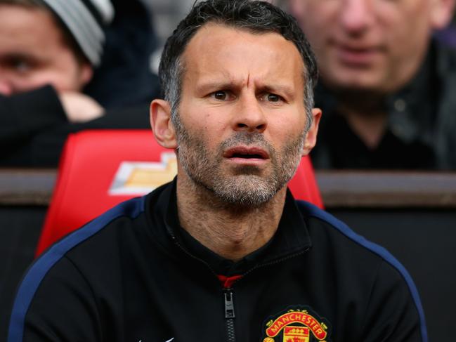 MANCHESTER, ENGLAND - MAY 06: Manchester United Caretaker Manager Ryan Giggs looks on prior to the Barclays Premier League match between Manchester United and Hull City at Old Trafford on May 6, 2014 in Manchester, England. (Photo by Alex Livesey/Getty Images)