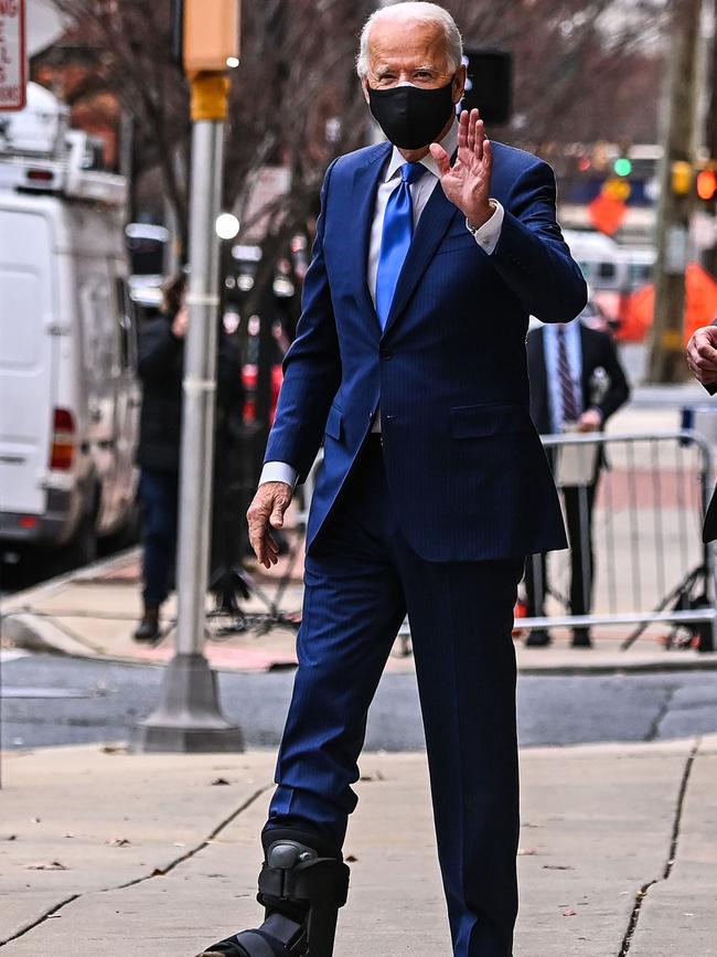 Joe Biden in Wilmington, Delaware. Picture: AFP