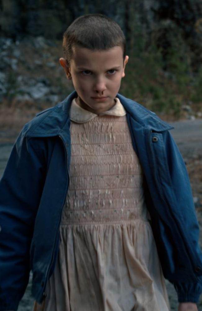 Eleven from Stranger Things. Picture: Netflix