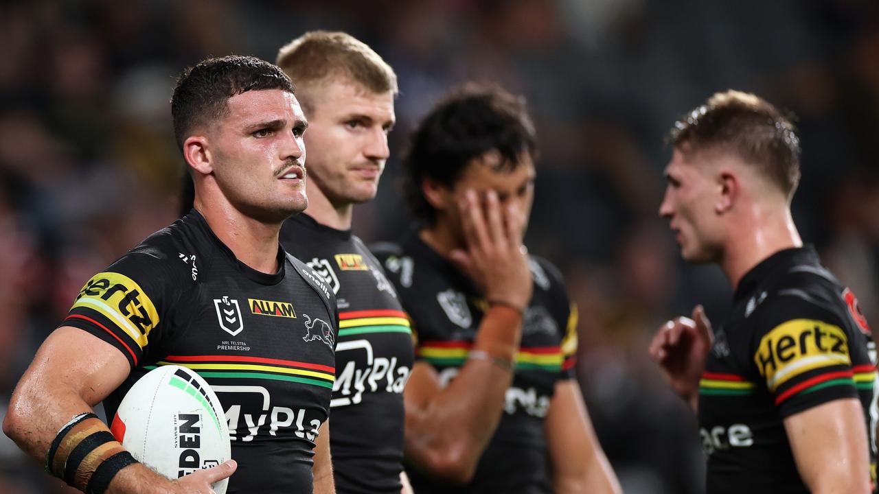 Nathan Cleary and the Panthers suffered a shock loss last weekend. Picture: Cameron Spencer/Getty Images