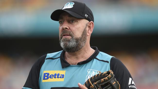 Brisbane Heat coach Darren Lehmann is recovering from a heart scare. Picture: Getty Images