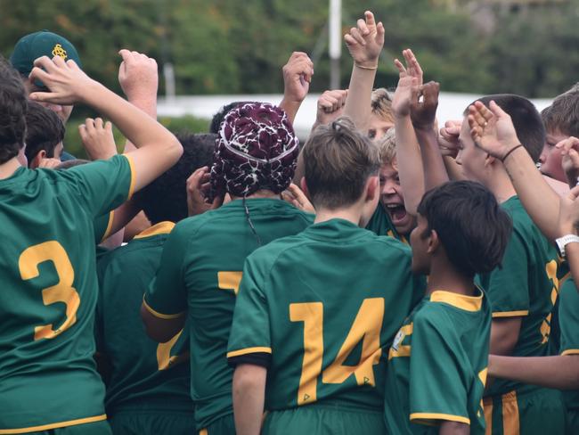 Rockhampton District Secondary Schools Rugby League grand finals, Year 7C, St Brendan's College versus Heights College at Rugby Park on September 4, 2024.