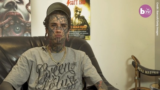 Ethan Bramble is covered in tattoos | Daily Telegraph