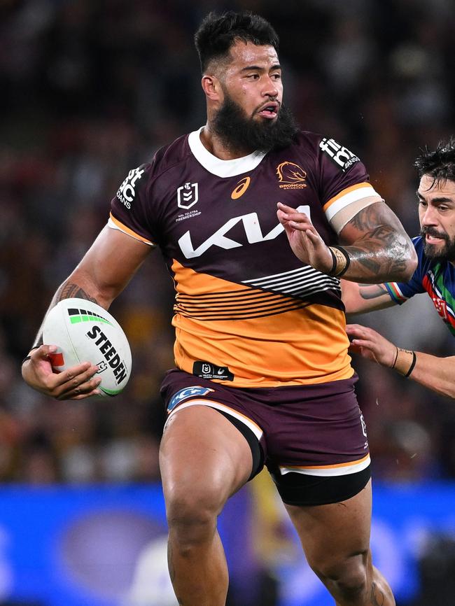 Payne Haas vs. James Fisher-Harris could be the front-row battle of the year. Picture: Getty Images