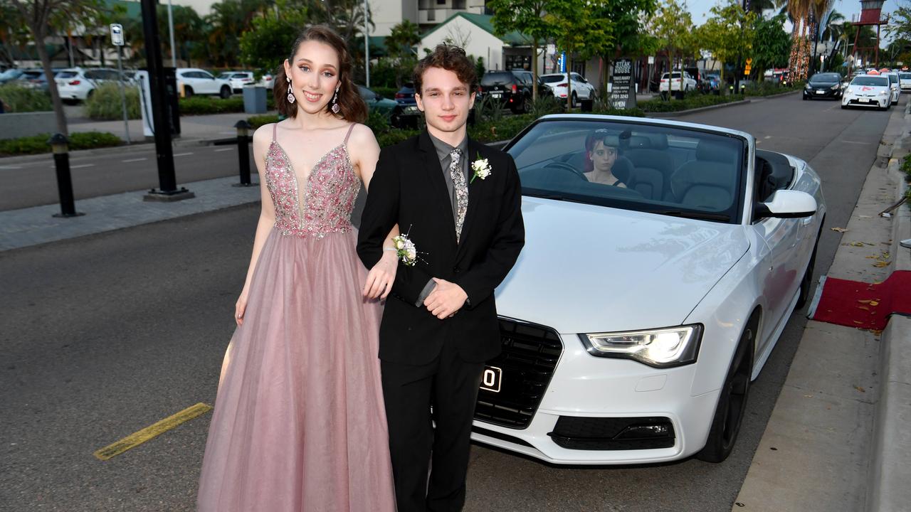 ANNANDALE CHRISTIAN COLLEGE school formal 2022 at Ridges Southbank. Serafina Lewis and Tyler Bevis. Picture: Evan Morgan