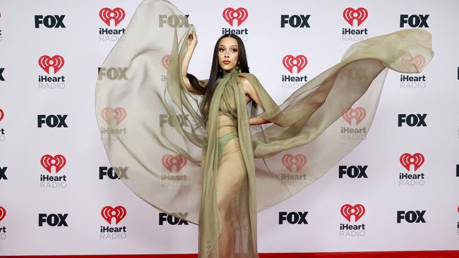 Serving a raunchy Stevie Nicks on the cover of Fleetwood Mac’s Rumours. Picture: Getty Images for iHeartMedia