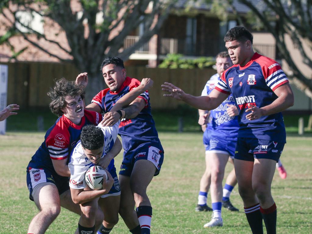 A-grade fixture between Runaway Bay and Tugun at the Kevin Bycroft fields. Picture: Glenn Campbell