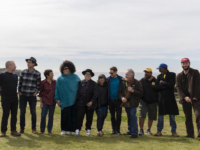 Artists in the 22nd Biennale of Sydney at Little Bay. Picture: Brook Mitchell