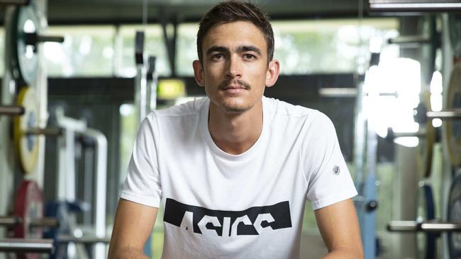 Brandon Starc is jumping out of his brother’s shadow. Picture: John Feder/The Australian