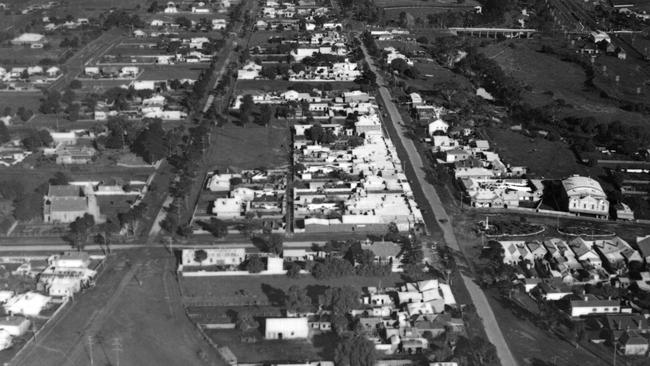 Aerial view of Werribee, 1944. Picture: Argus collection