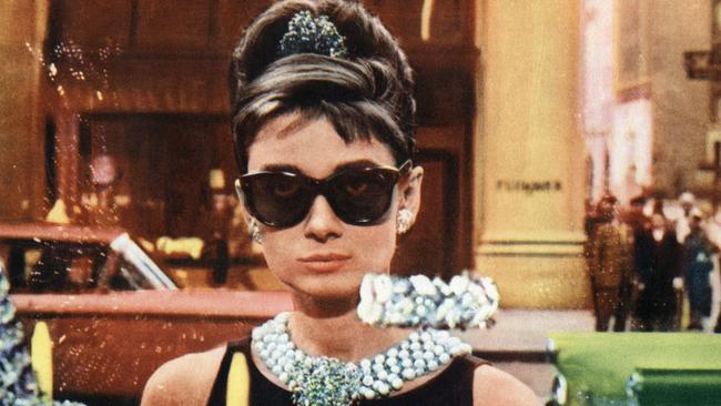 Audrey Hepburn as Holly Golightly in the 1961 film Breakfast at Tiffany’s.