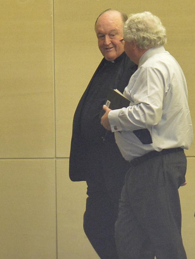 Archbishop Philip Wilson at a Royal Commission hearing in February.