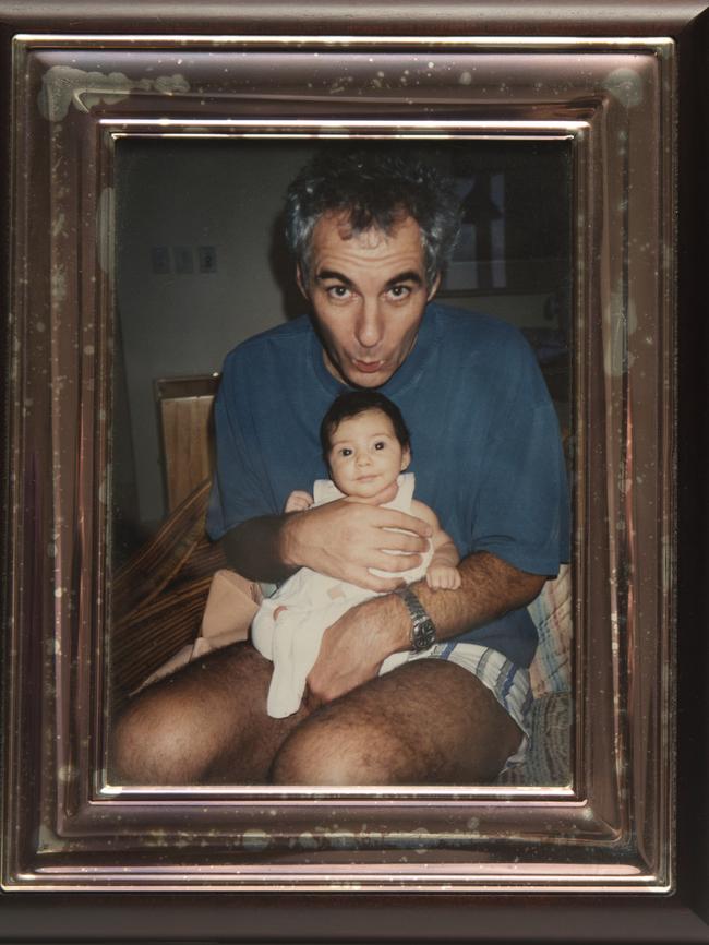 Shane Bourne with daughter Ruby.