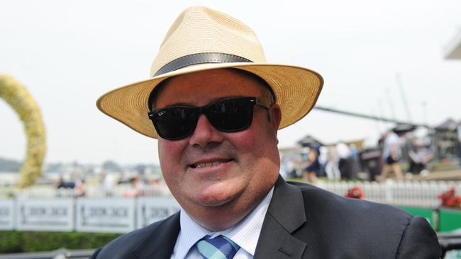 Trainer Brad Widdup is seen after Sandbar wins race 4, the Chandon S Handicap during Golden Eagle Day at at Rosehill Gardens in Sydney, Saturday, November 2, 2019. (AAP Image/Simon Bullard) NO ARCHIVING
