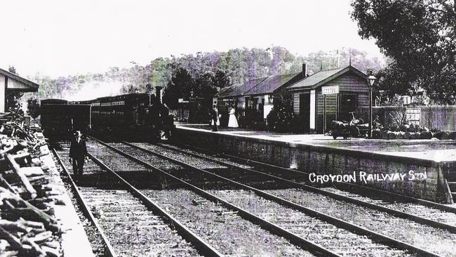 Croydon railway station was named after the UK hometown of the landowner’s wife. Picture: Croydon Historical Society.