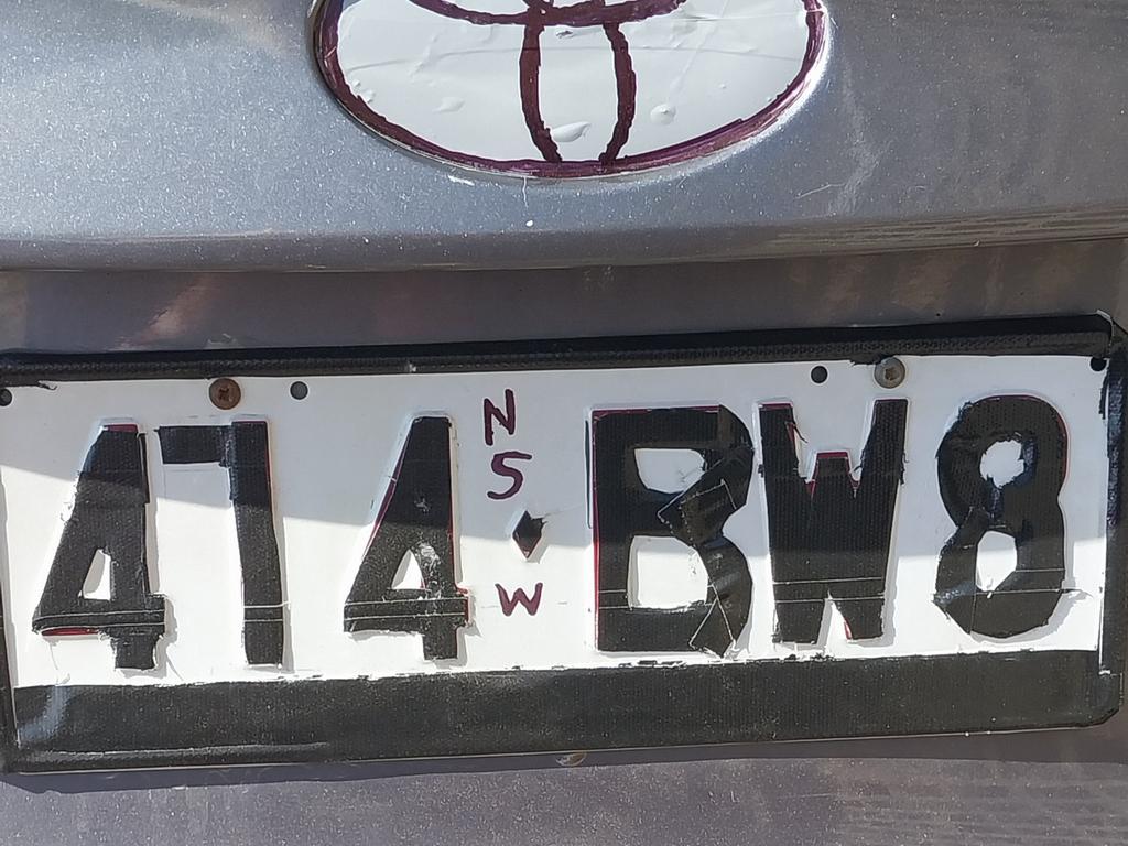 A car at the centre of Pheobe Bishop's disappearance has emerged on the streets of Bundaberg with altered number plates.